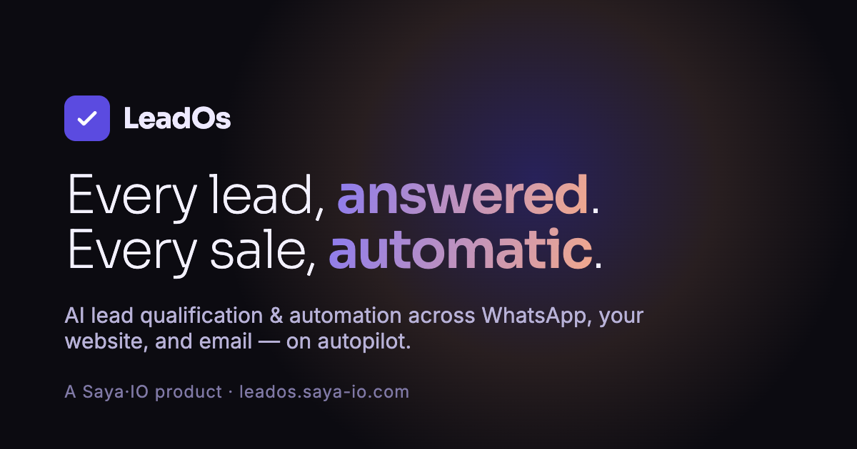 LeadOs screenshot